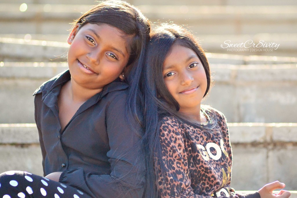 Ashni and the girls, mikaila, amelia, long hair, leopard print, chris saunders park, birthday cupcake, mother and daughter photoshoot, affection, love, sisters, sunshine