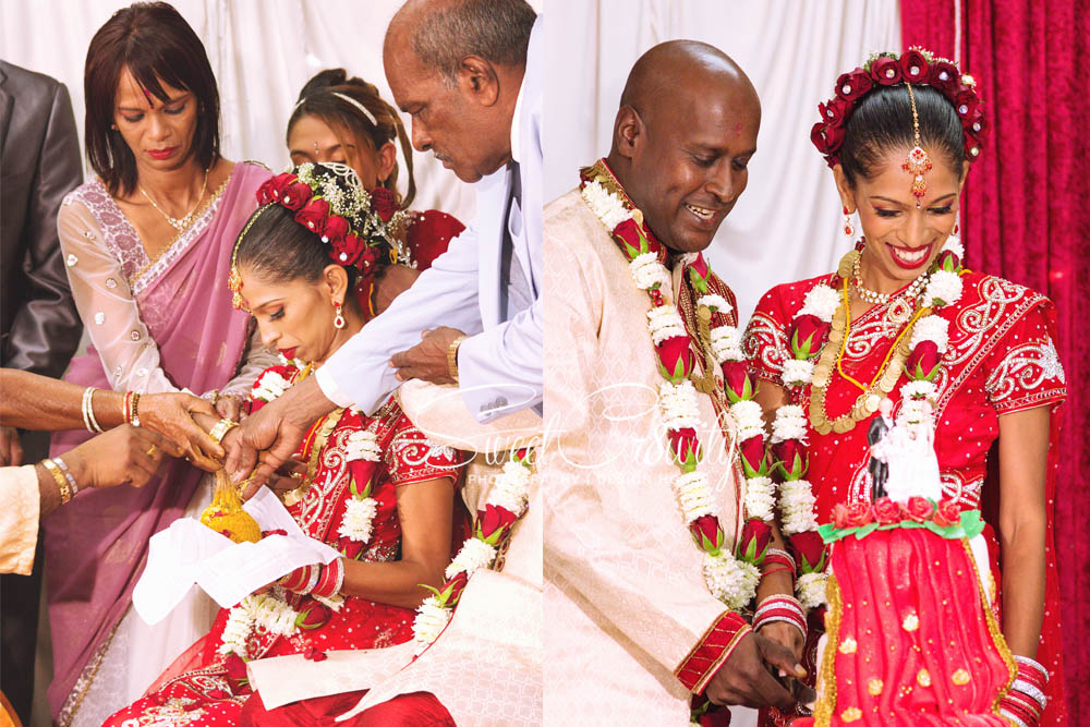 south indian wedding,radiant bride,shallcross temple hall,red bridal sari,tamil bride,creative wedding photography durban,sweetcr8ivity,wedding rings,thali,garlands,durban wedding photography