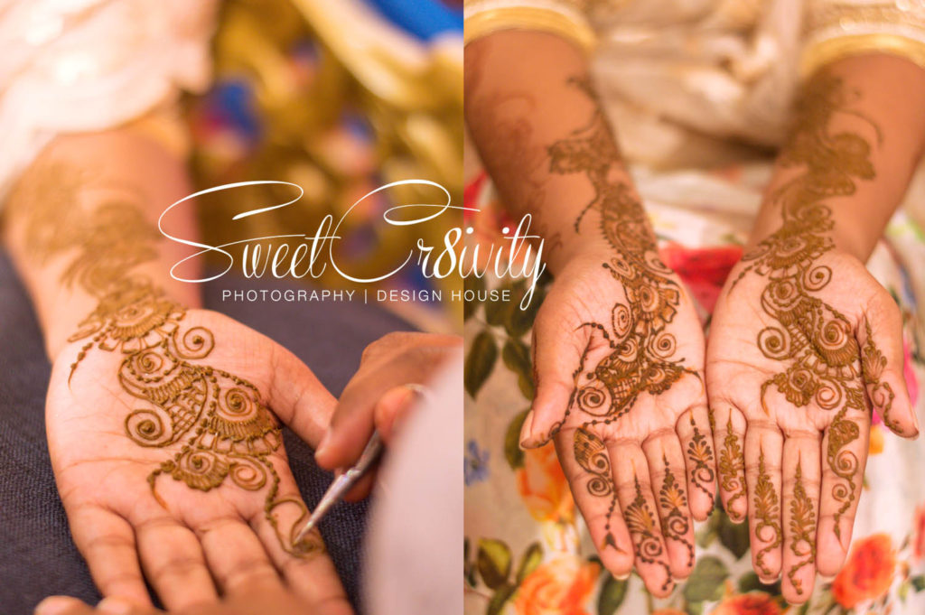 mehendi,henna,art,wedding festivities,flowers in hair,durban wedding photographers,sweetcr8ivity,aveen and elaine lutchman,colorful decor,hand art,chicnese fan,floral sari, bridal mehndi by narusha