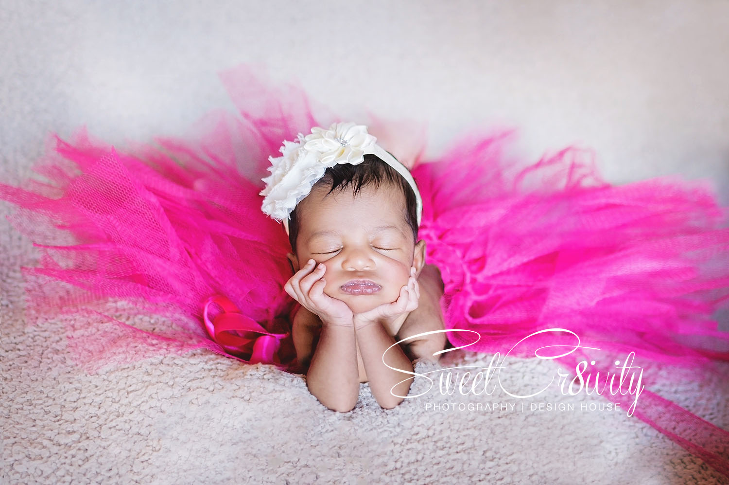 newborn photography,pink tutu,froggy pose,side sleping baby,family,melanthas maternity shoot,its a girl,knitted teddy beanie,newborn wraps,tutus and bows,elaine and aveen lutchman,crochet,knits