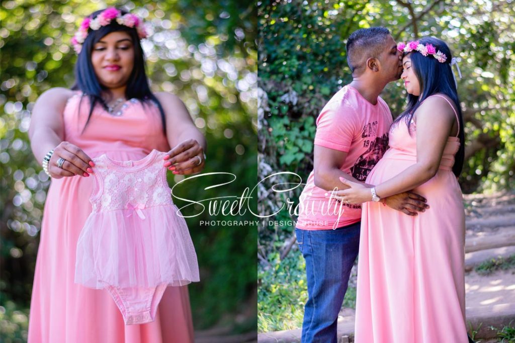pregnancy,photoshoot,Sweetcr8ivity,elaine and aveen lutchman,pink and green, nature,floral crown,baby govender, daddy to be, tummy kisses, love, hawaan forest, umhlanga nature reserve, intimate,creative,Durban.scrabble beads, forever,crocheted shoes