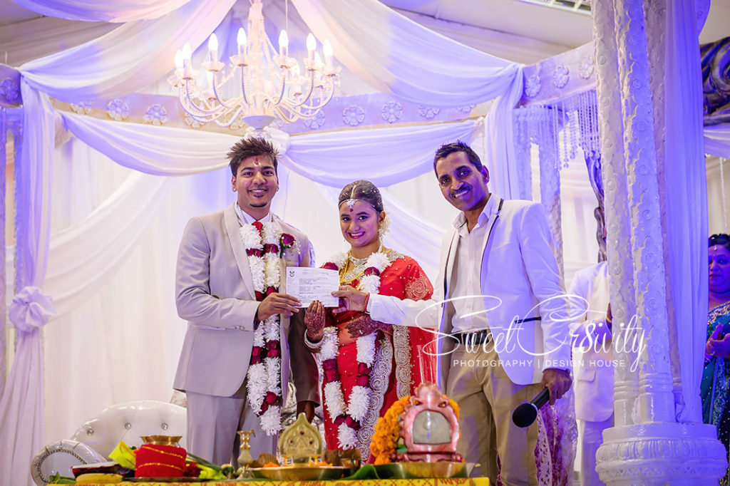 sweetcr8ivity,best durban wedding photographers, elaine and aveen lutchman, we love weddings, south indian bride, red sari, thali, Kharwastan Temple Hall,snap that, videography, cas weds sam, traditional, mehendi, its official,bmw,creative shots