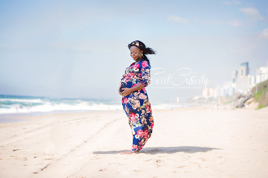 pregnancy,its a girl, photoshoot, umhlanga, best durban photographers, nature, hawaan forest, umhlanga nature reserve, elaine and aveen lutchman, floral maxi dress, umhlanga beach