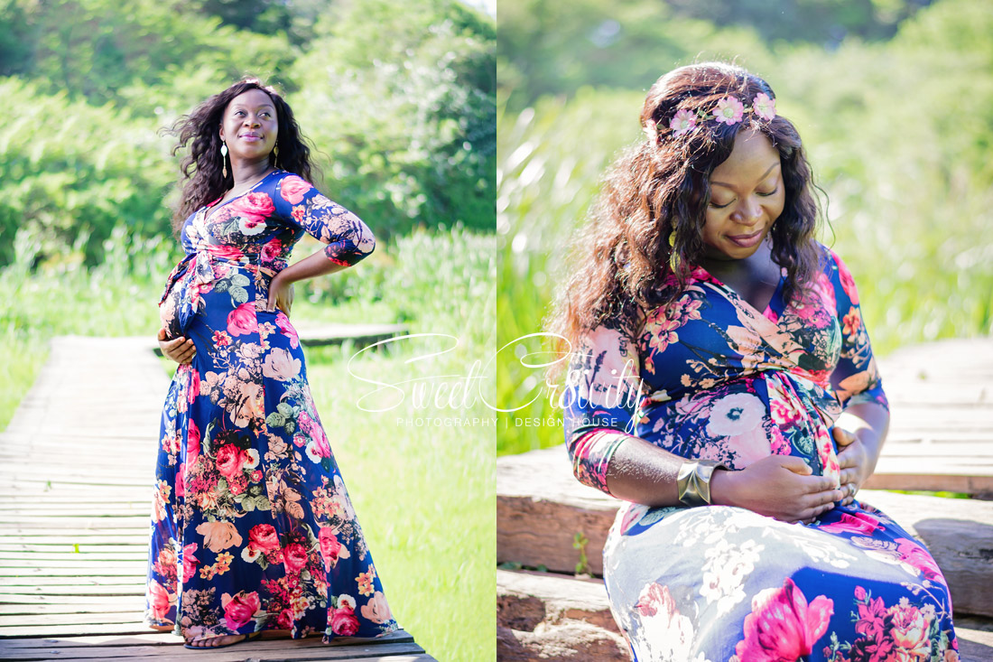 pregnancy,its a girl, photoshoot, umhlanga, best durban photographers, nature, hawaan forest, umhlanga nature reserve, elaine and aveen lutchman, floral maxi dress, umhlanga beach