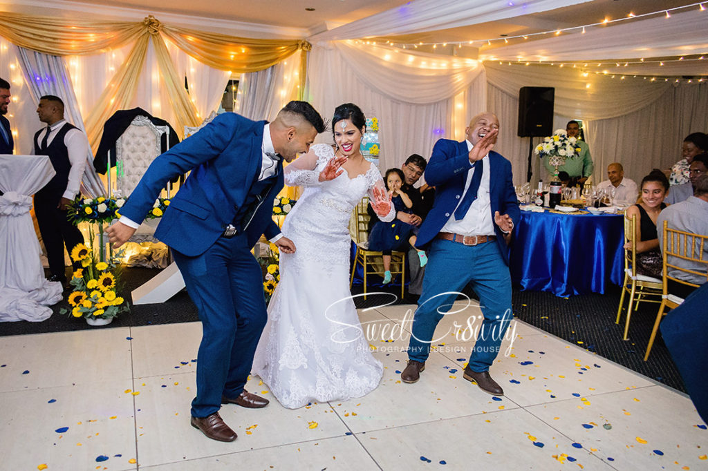 sweetcr8ivity,elaine and aveen lutchman, white wedding, ballito beachhouse, church, reception, mehendi, beach creative shoot, best durban wedding photographers, nikon, creative, bridal, bouquet, retinue,love,massood boomgard,navy blue, gold, theme,chloe,forever flawless brides,royal touch makeup,bubbles