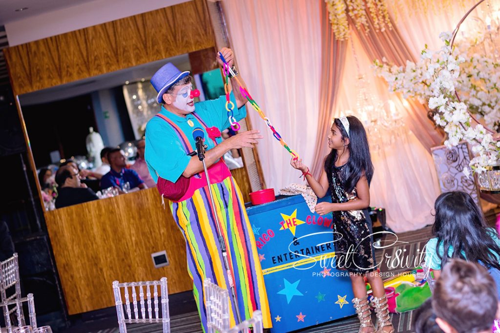 coastlands umhlanga,1st birthday party, kiddies parties, Durban photographer, sweetcr8ivity,aveen and Elaine lutchman, candy buffet, flower centrepiece, maverick and Jane,ricco the clown