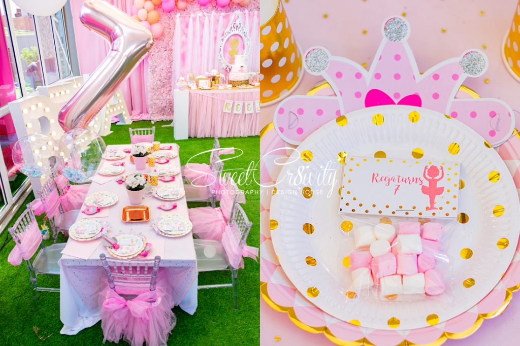 reeja's 7th birthday,sweetcr8ivity,durban party photographers, kiddies parties, cutest party on the block,mumtaz cocoa,ricco the clown, face painting, ballerina themed party, donut board,,tutus