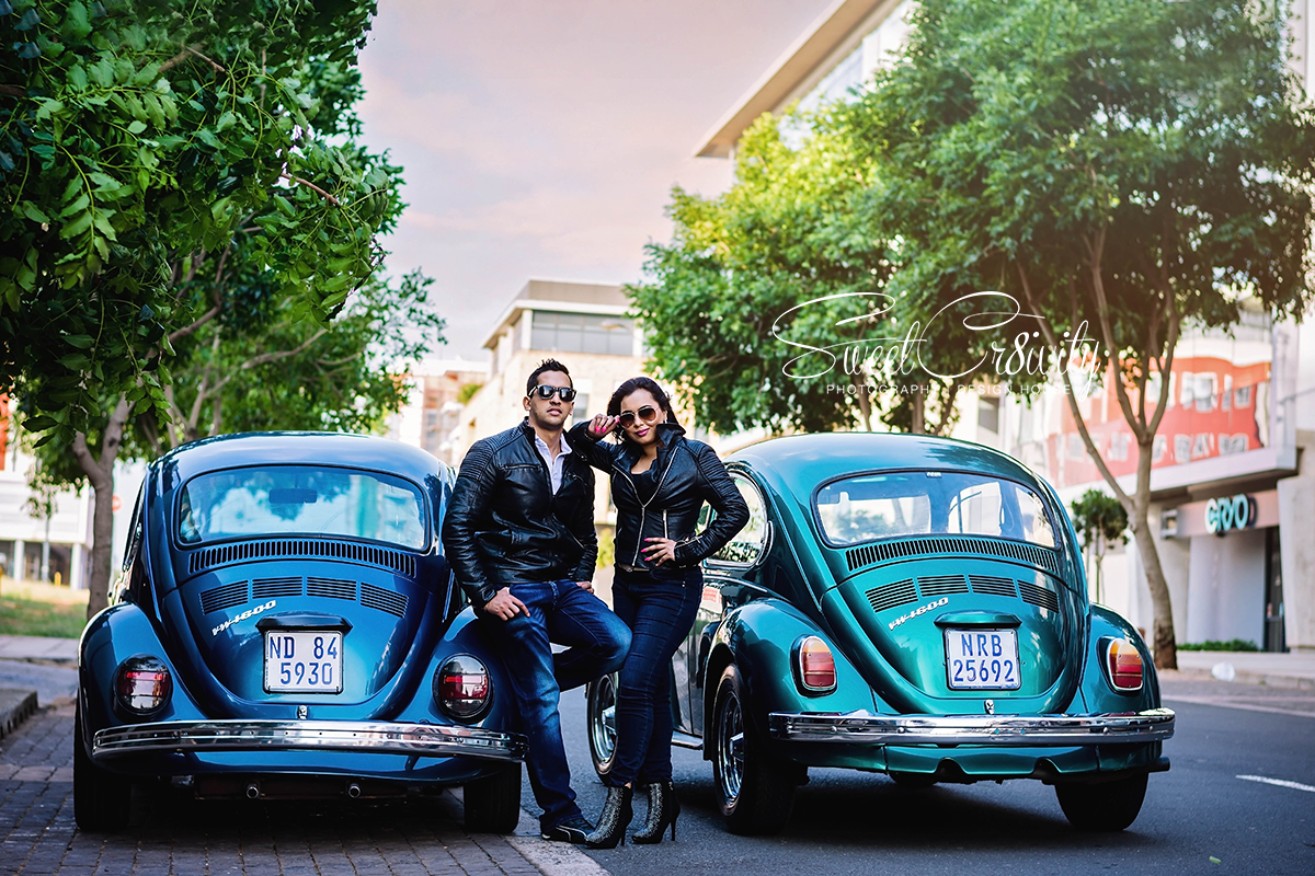 car shoot, sweetcr8ivity,elaine and aveen lutchman, sunset, golden hour, umhlanga photographers, beetle,cars,vintage,love,creative shoot