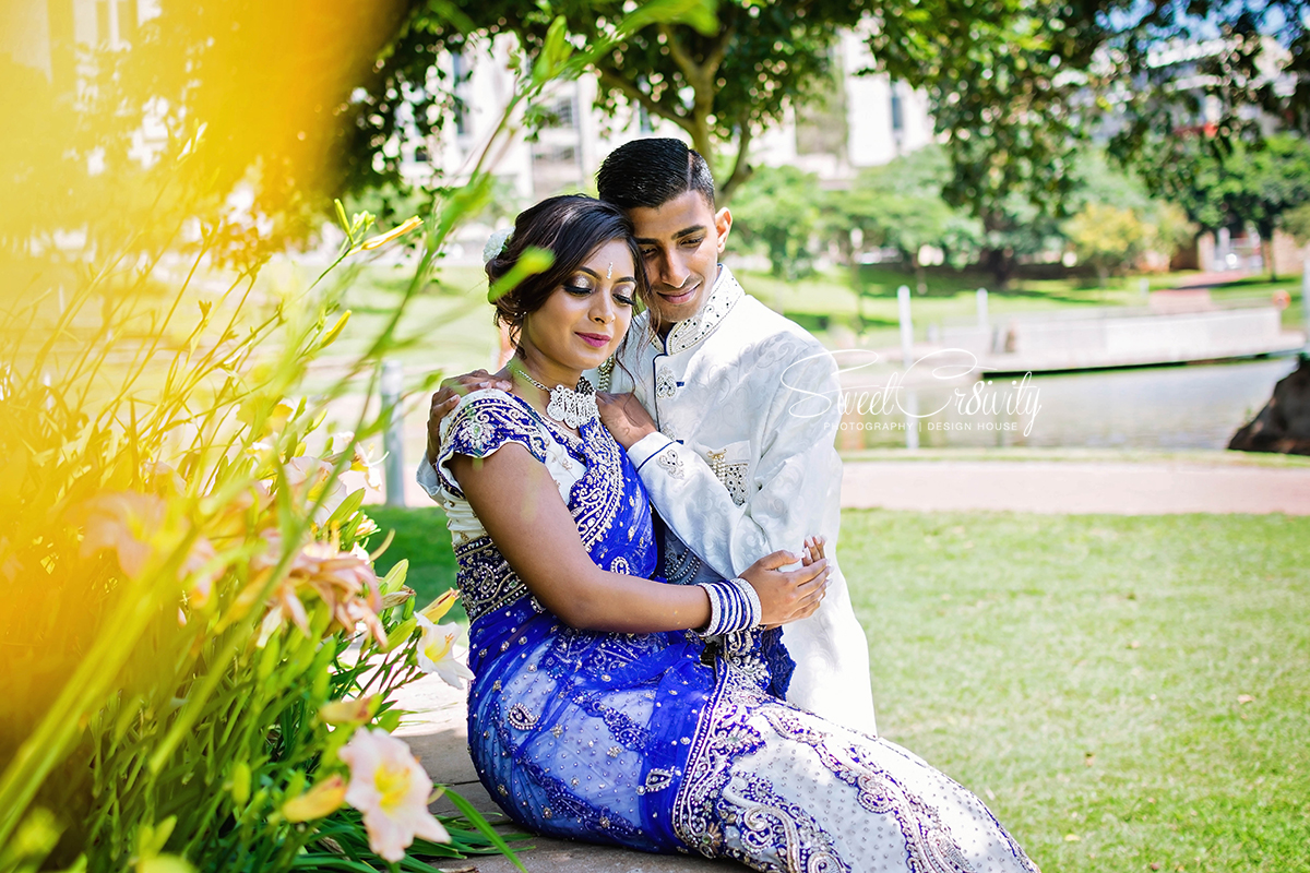 chris saunders park, anniversary shoot, sweetcr8ivity, umhlanga, best durban wedding photographers, south african weddings, weddingsutra, blue lehenga, couples shoot, creative, nikon, elaine and aveen lutchman ,love,kisses,emotions,depth of field,bokeh