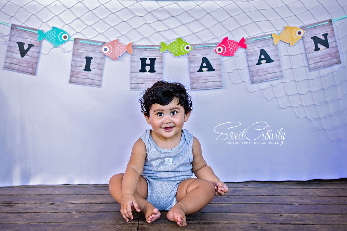 1st birthday party,kiddies,sweetcr8ivity,best durban photographers,aveen and elaine lutchman, cuteste party on the block,mumtaz cocoa, face paint,fish themed party,vihaan turns 1