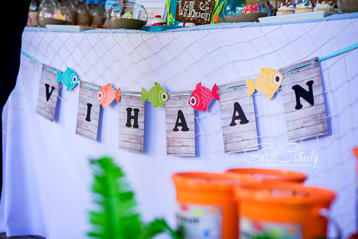 1st birthday party,kiddies,sweetcr8ivity,best durban photographers,aveen and elaine lutchman, cuteste party on the block,mumtaz cocoa, face paint,fish themed party,vihaan turns 1