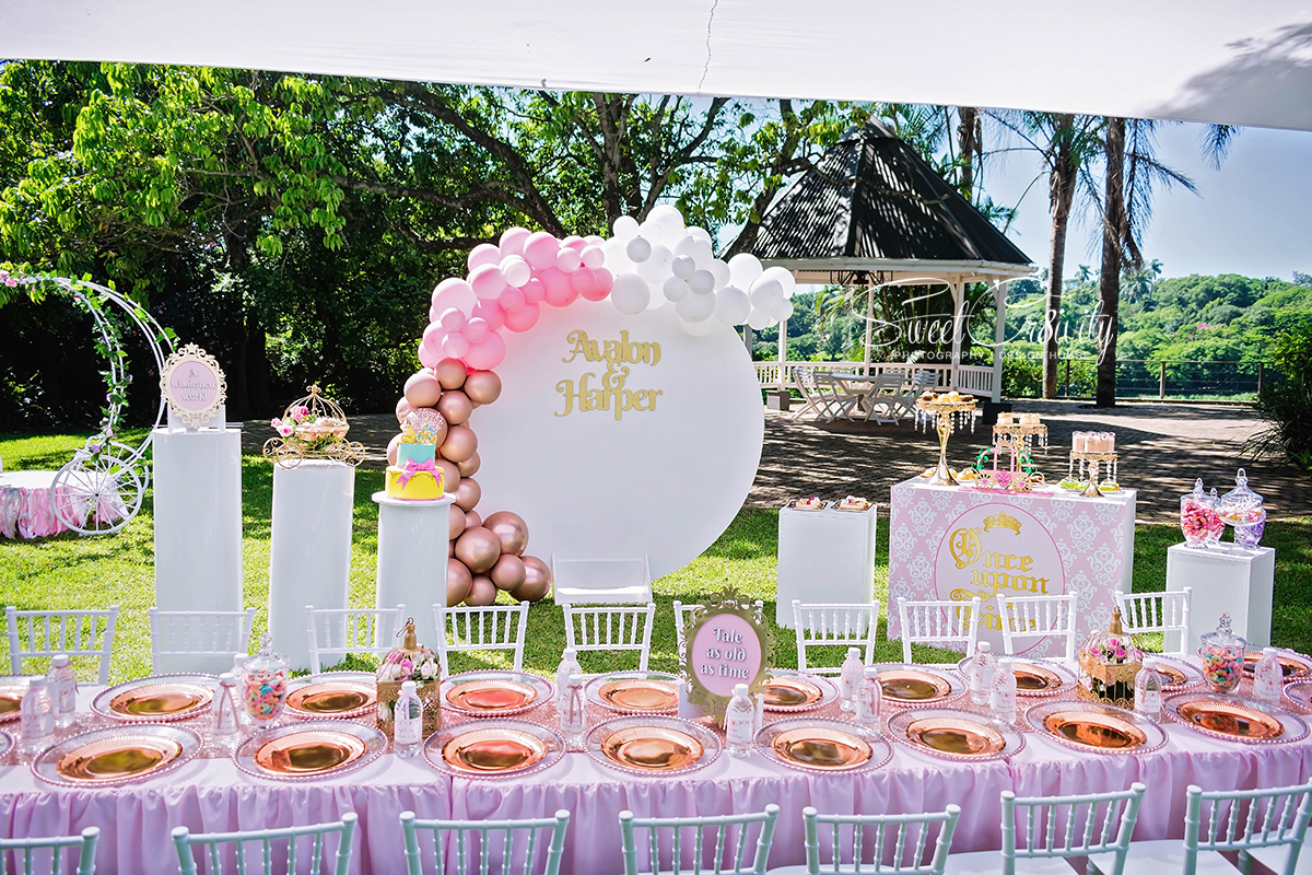 disney themed party,sweetcr8ivity,umhlanga,durbans best photographers, kiddies parties, chillie chocolate chefs, aveen and elaine lutchman, de charmoy estate, pixiedust parties, dewolf twins, fables and fantasies,little mermaid, face painting, coronation, princess carriage, party planners, nikon, durban party photographers, snow white, belle, beauty and the beast, ballgowns, fancypants events, mixies cake deco,