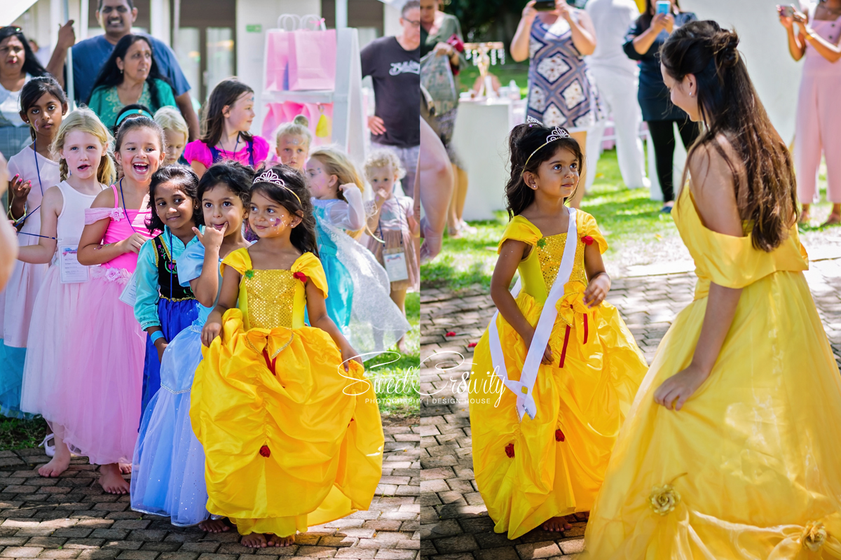 disney themed party,sweetcr8ivity,umhlanga,durbans best photographers, kiddies parties, chillie chocolate chefs, aveen and elaine lutchman, de charmoy estate, pixiedust parties, dewolf twins, fables and fantasies,little mermaid, face painting, coronation, princess carriage, party planners, nikon, durban party photographers, snow white, belle, beauty and the beast, ballgowns, fancypants events, mixies cake deco,